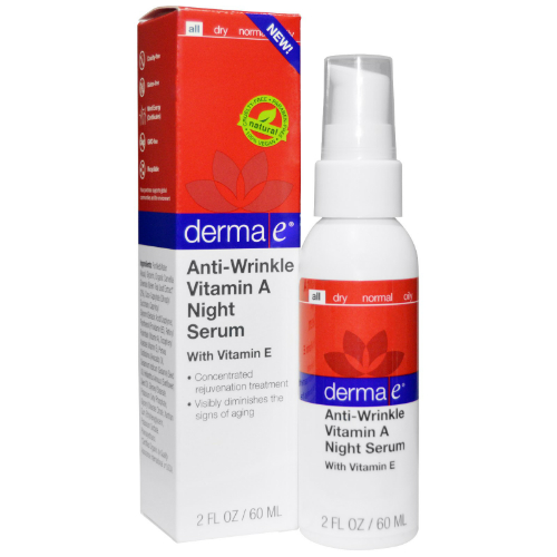 Anti-Wrinkle Vitamin A Night Serum 2 oz, $15.00ea from DERMA E!