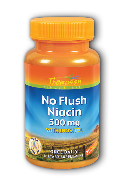 Thompson Nutritional: Niacin Flush-Free 500mg 30ct 500mg