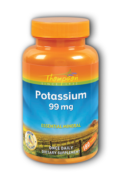 Thompson Nutritional: Organic Potassium 180ct 99mg