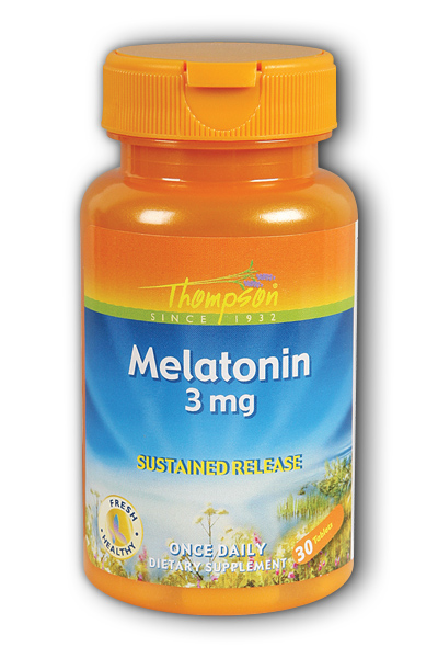 Thompson Nutritional: Melatonin sustained release 3mg 30ct 3mg