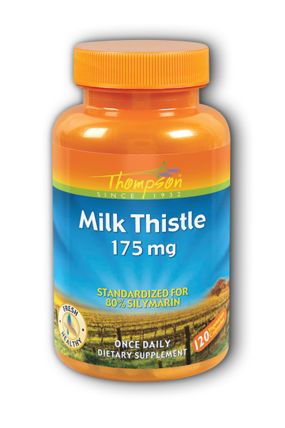 Thompson Nutritional: Milk Thistle extract 175mg 120ct 175mg