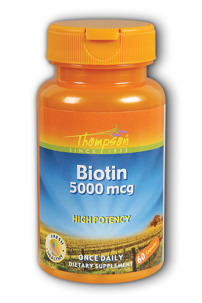 Thompson Nutritional: Biotin 5mg 60ct 5mg