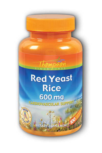 Thompson Nutritional: Red Yeast Rice 100ct 600mg