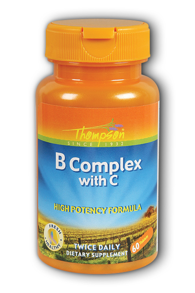 Thompson Nutritional: B Complex with C 60ct