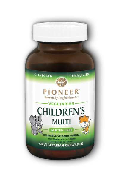 PIONEER: Childrens Chewable Vitamin and Mineral 60 Vegetarian Chewable