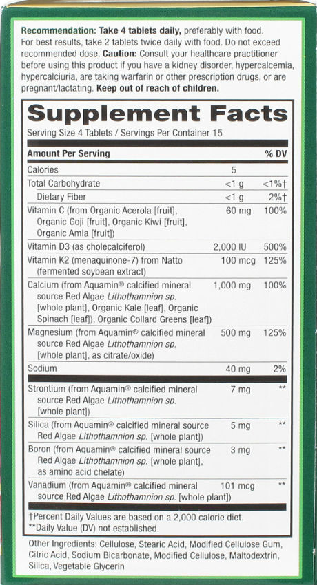 side view of Alive calcium