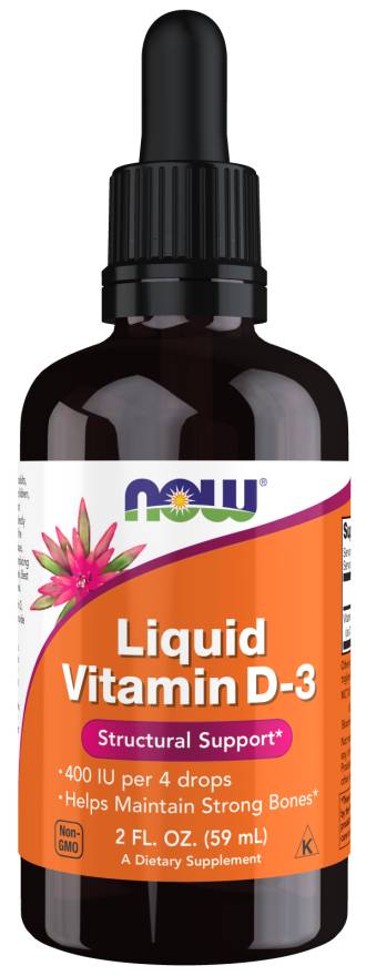 NOW: Liquid Vitamin D-3 2 fl oz