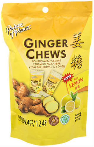 PRINCE OF PEACE: Ginger Chews with Lemon 4.4 oz