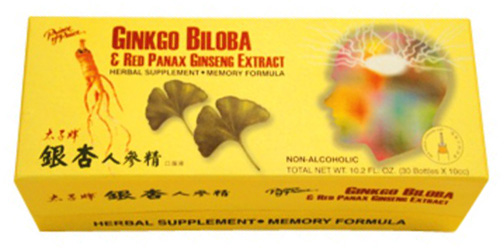 PRINCE OF PEACE: Ginkgo Biloba & Red Panax Ginseng Extract 30x10cc