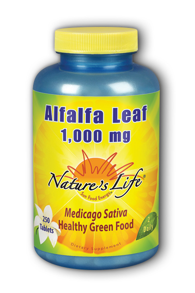 Natures Life: Alfalfa Leaf, 1,000 mg 250ct