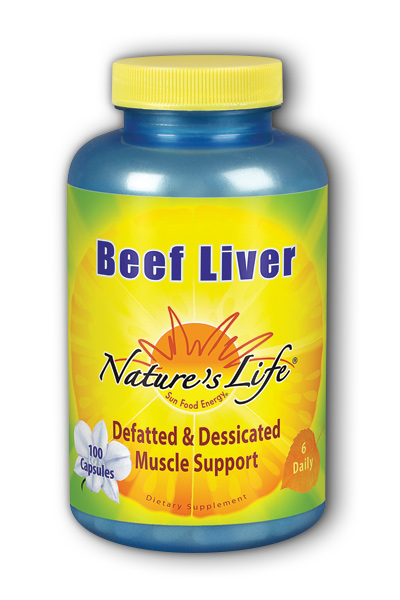 Natures Life: Beef Liver 1,500 mg 100ct