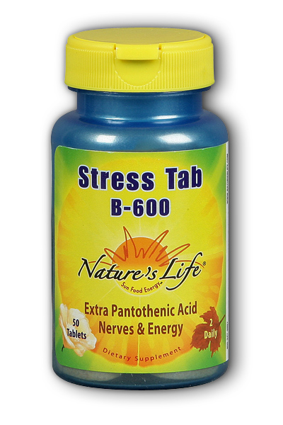 Natures Life: Stress Tab B 600 50ct