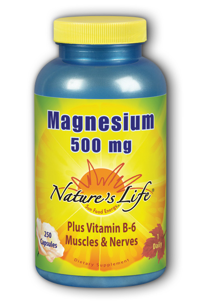 Natures Life: Magnesium, 500 mg 250ct