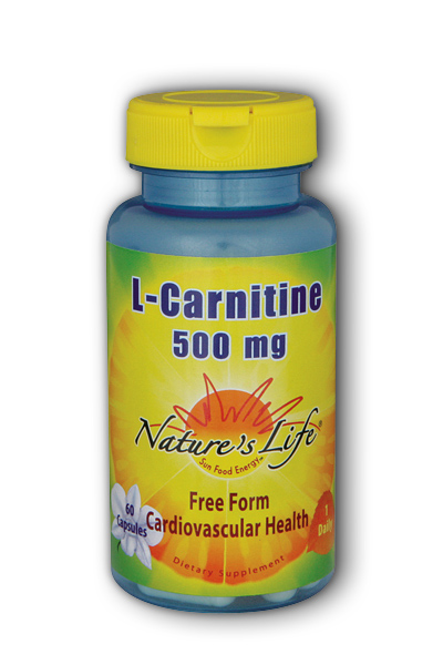 Natures Life: L-Carnitine, 500 mg 60ct
