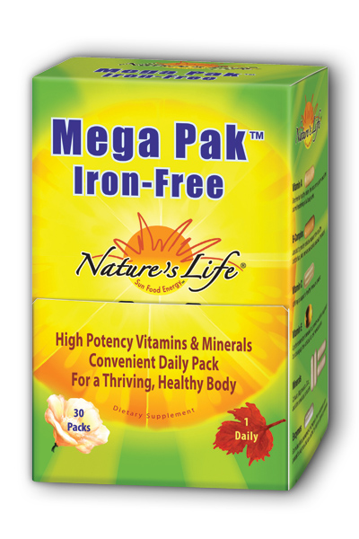 Natures Life: Iron-Free Mega Pak Multi Box 30pk