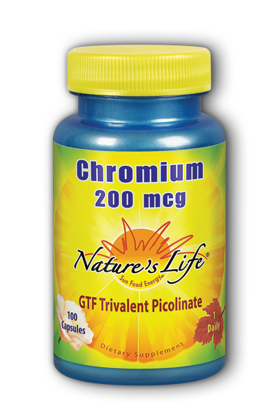 Natures Life: Chromium 200 mcg 100ct