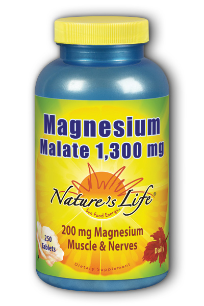 Natures Life: Magnesium Malate, 1,300mg 250ct