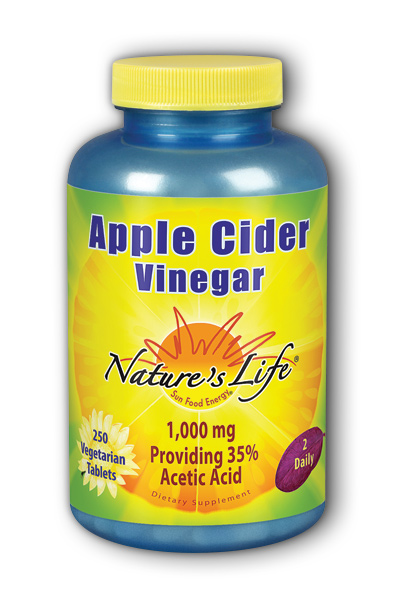 Natures Life: Apple Cider Vinegar 250ct 1000mg