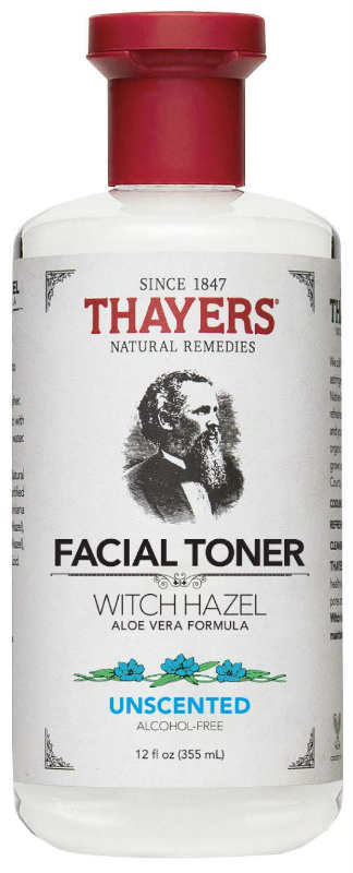 THAYERS: AF Unscented Witch Hazel Toner w/Aloe Vera 8 ounce