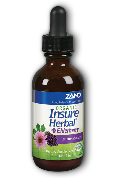 Zand: Organic Insure Herbal Plus Elderberry 2 oz Drop