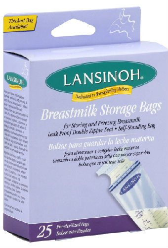 LANSINOH LABORATORIES INC: Breast Milk Storage Bags 25 bag