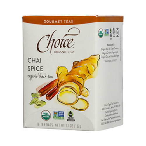 CHOICE ORGANIC TEAS: Chai Spice 16 bag