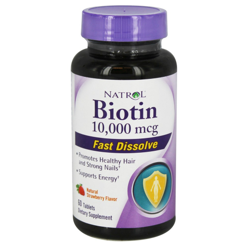 NATROL: Biotin 10000 mcg Fast Dissolve 60 tab