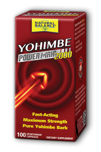 Natural Balance: Yohimbe PowerMax 2000 2000 mg 100 ct Veg Cap