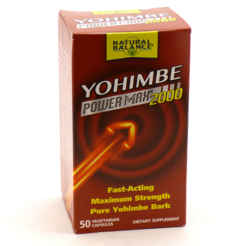Yohimbe PowerMax 2000 2000 mg 50 ct Veg Cap, 15.35ea from Natural Balance!