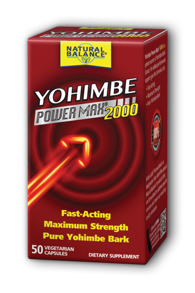 Natural Balance: Yohimbe PowerMax 2000 2000 mg 50 ct Veg Cap