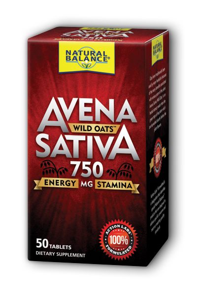Natural Balance: Avena Sativa Wild Oats 50ct 750mg