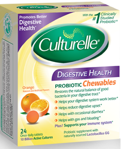 I-HEALTH INC: Culturelle Digestive Health Chewables 24 chewables
