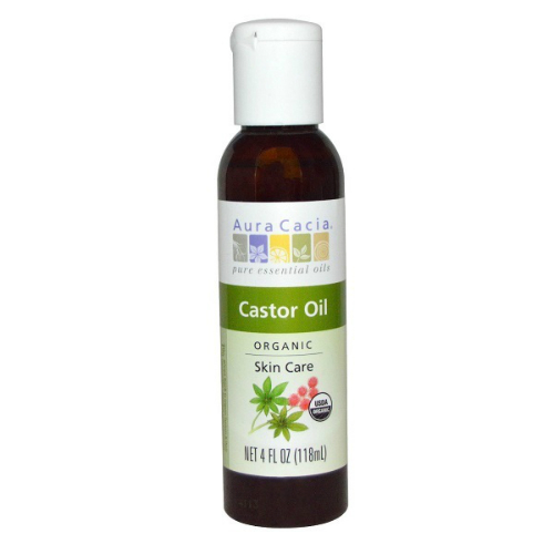 AURA CACIA: Castor Oil Certified Organic 4 oz