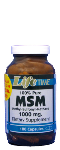 MSM 100 Pure 1000mg Dietary Supplements