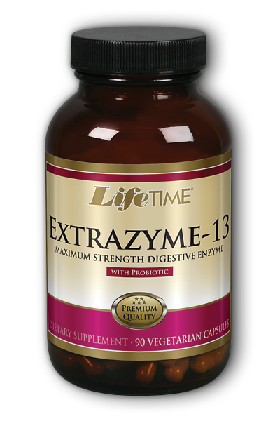 Life Time: Extrazyme-13 With Probiotic 90 Vegicap