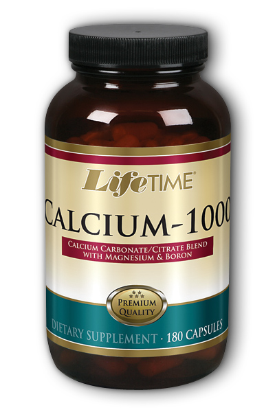 Life Time: Cal Citrate With Magnesium and Boron 1000mg 180 Cap