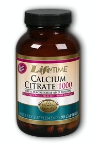 Life Time: Cal Citrate With Magnesium and Boron 1000mg 90 ct Cap