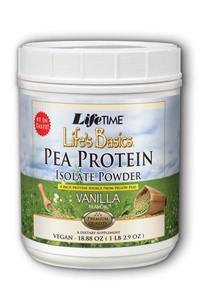 Life Time: Life's Basics Pea Protein Vanilla 6 Packs Powder