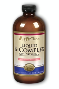 B-complex with c strawberry, 16 oz Liq