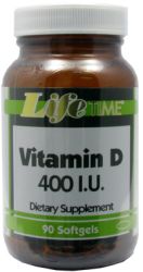 Life time - D-3 400iu 90 ct Sg
