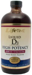 Life time - D-3 berry 4000iu 16 oz Liq
