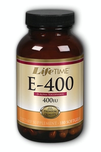 Life Time: E d-Alpha Tocopherol 400iu 180 ct Sg