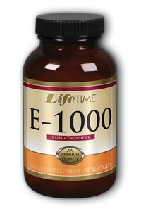 Life Time: E d-Alpha Tocopherol 1000iu 90 ct Sg