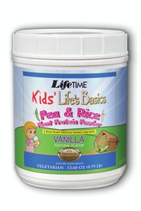 Life's basicskid's pea rice protein van, 12.6 oz Pwd