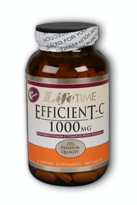Life Time: Efficient-C Buffered With Min 1000mg 180 ct Tab