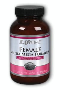 Life time - Nutra mega female tr 60 ct Tab