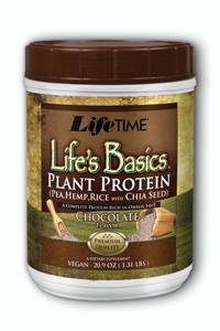 Life's basics plant protein choc, 1.2 lb Pwd