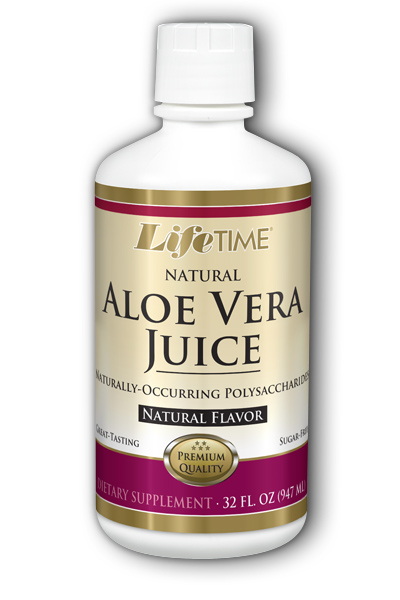 Life Time: Aloe Vera Juice Natural 32 oz Liq