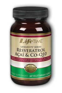 Life Time: Resveratrol With Acai and CoQ10 60 ct Vcp