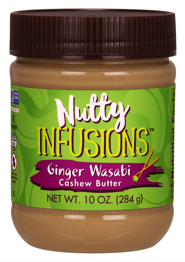 NOW: Nutty Infusion Ginger Wasabi Cashew Butter 10oz